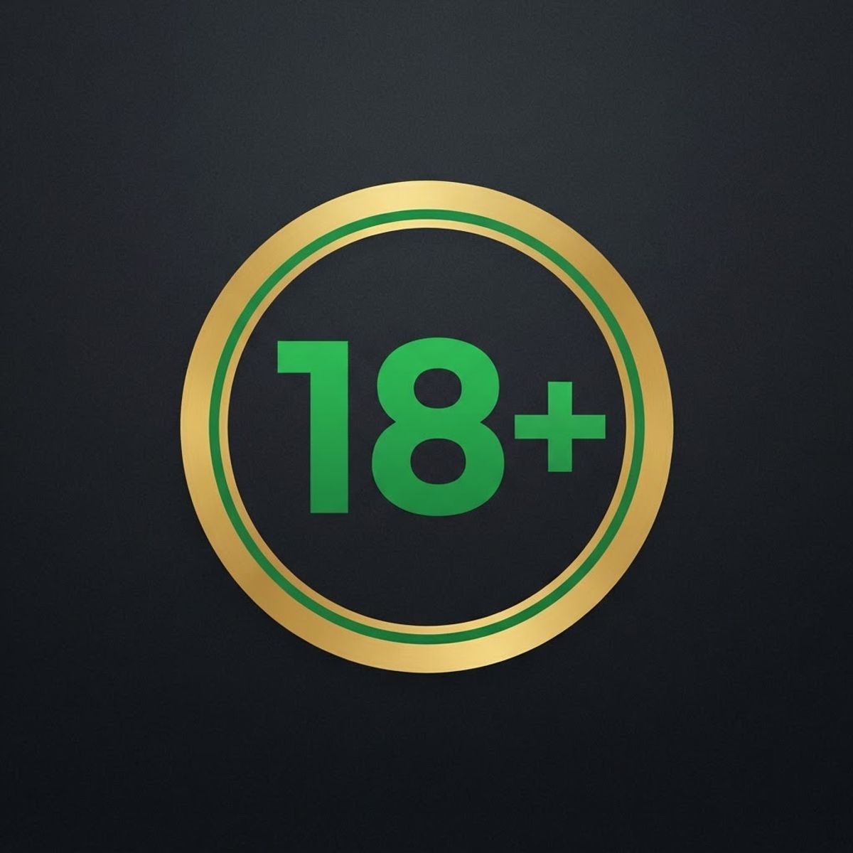 Badge de limite d'âge 18 plus